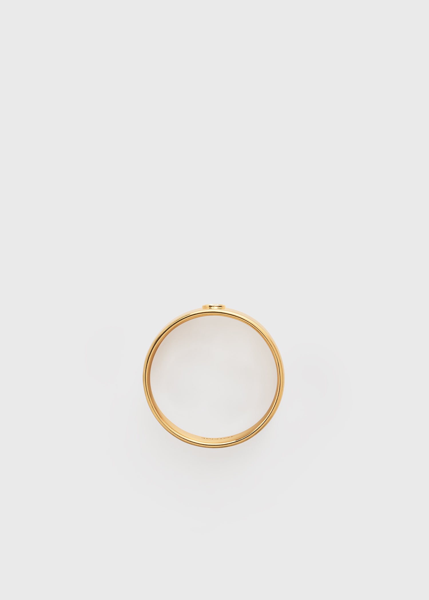 Cigar diamond midi ring 18kt gold