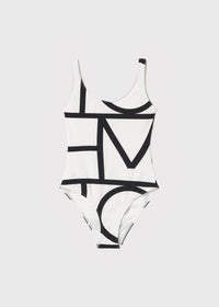 Monogram swimsuit tofu
