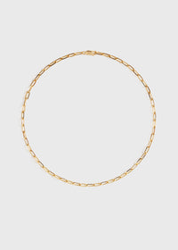 Crew-neck chain 18kt gold