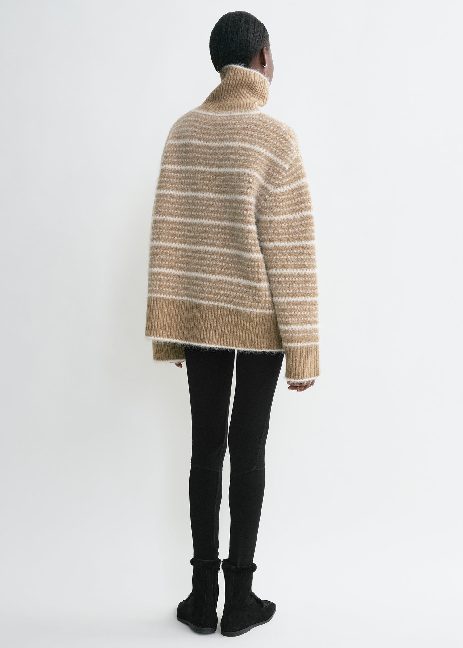 Heritage turtleneck soft camel