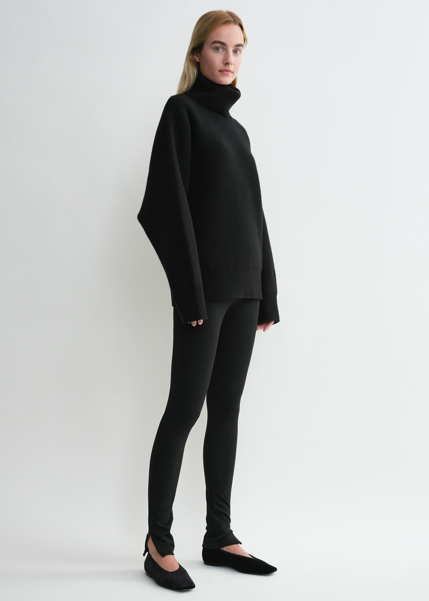 【代引き不可】 Wool Zip Leggings レッグウェア