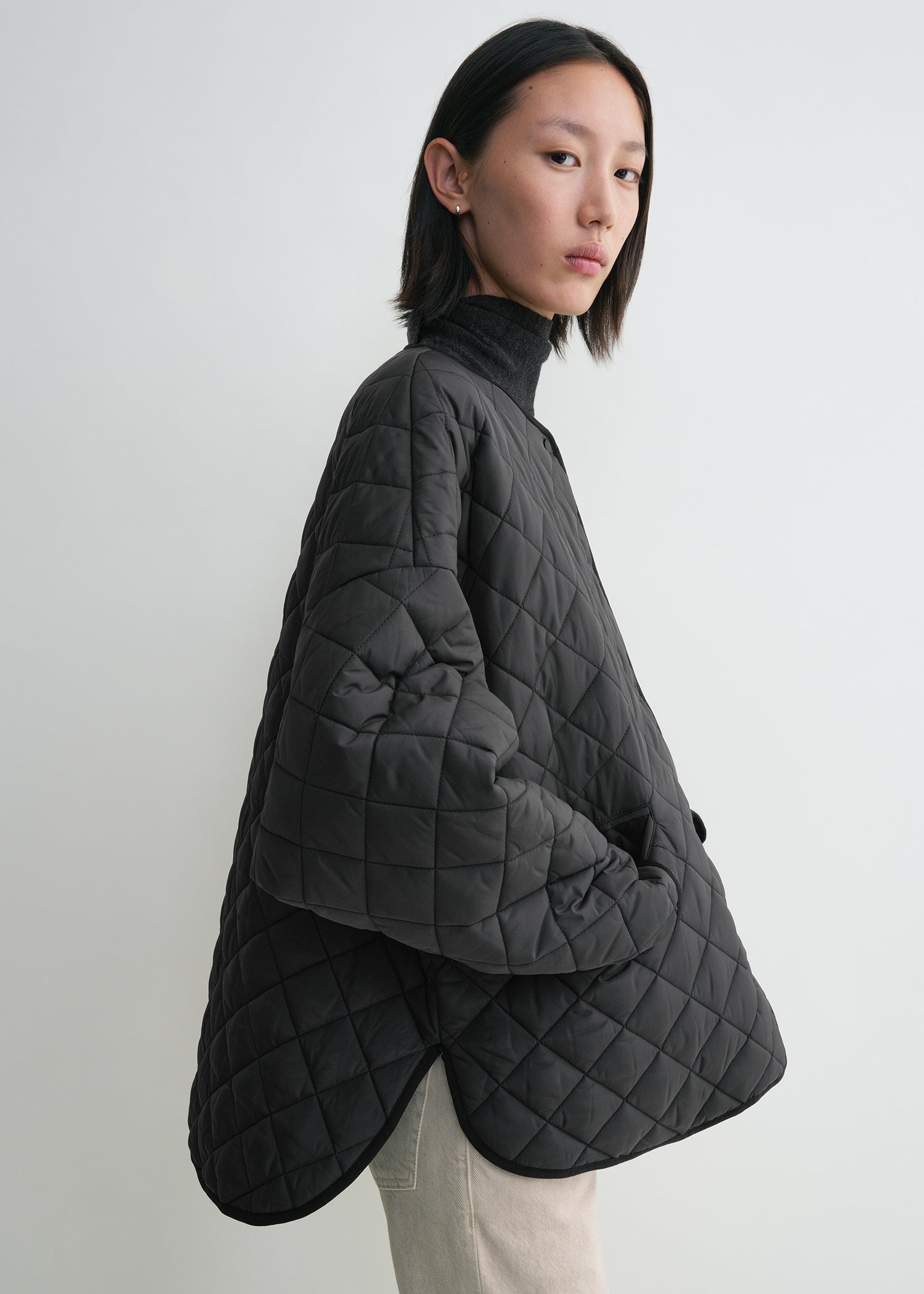 Quilted jacket black TOTEME