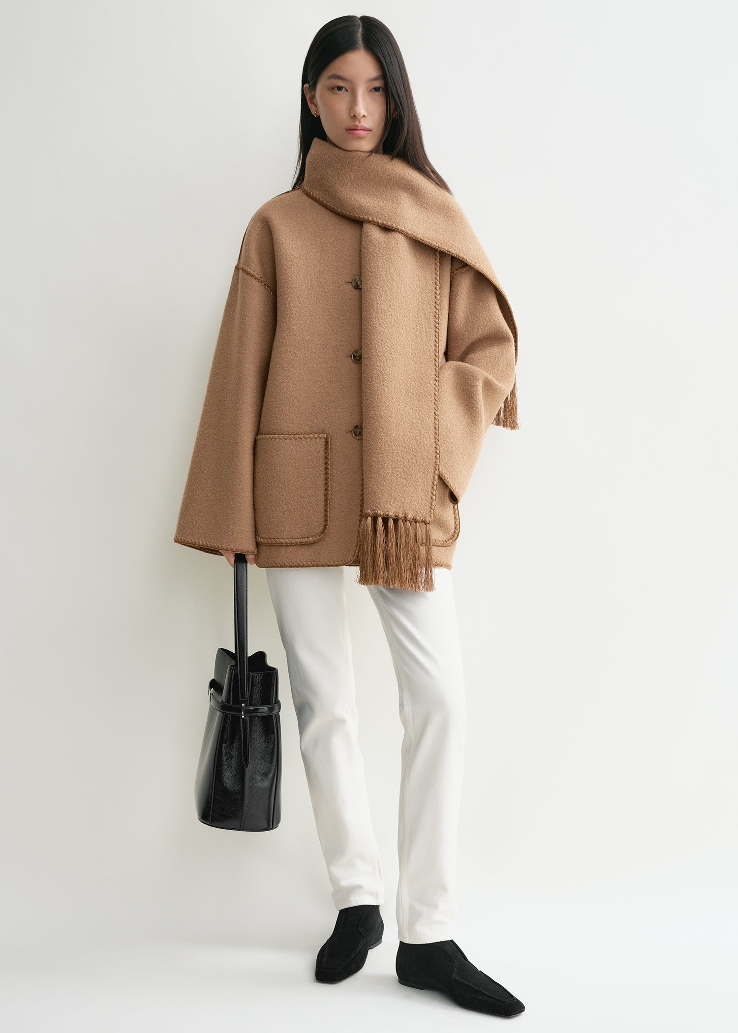 Toteme camel coat outlet