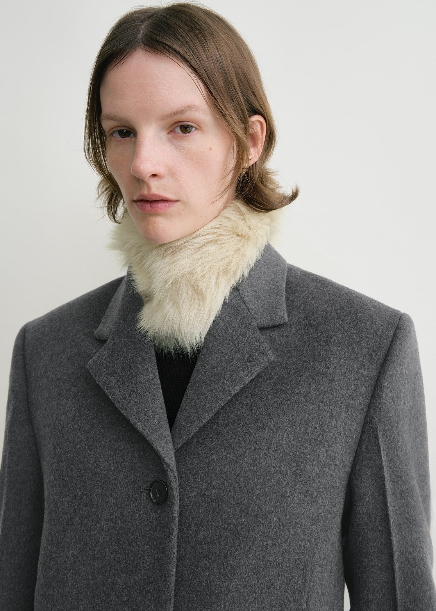 Straight jacket grey melange