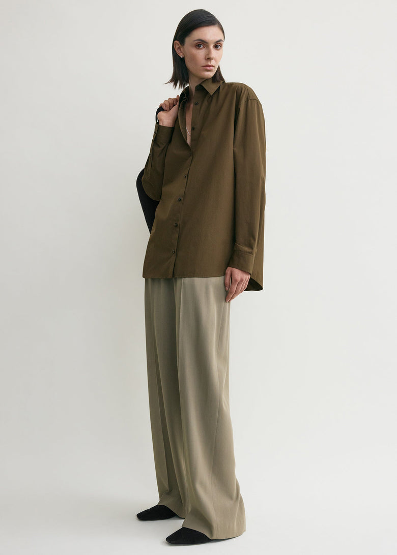 Classic poplin shirt pepper