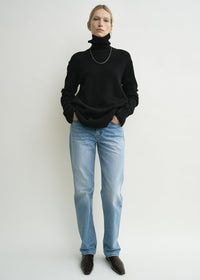Cashmere turtleneck black