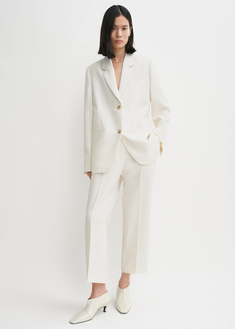 Tailored suit jacket off-white