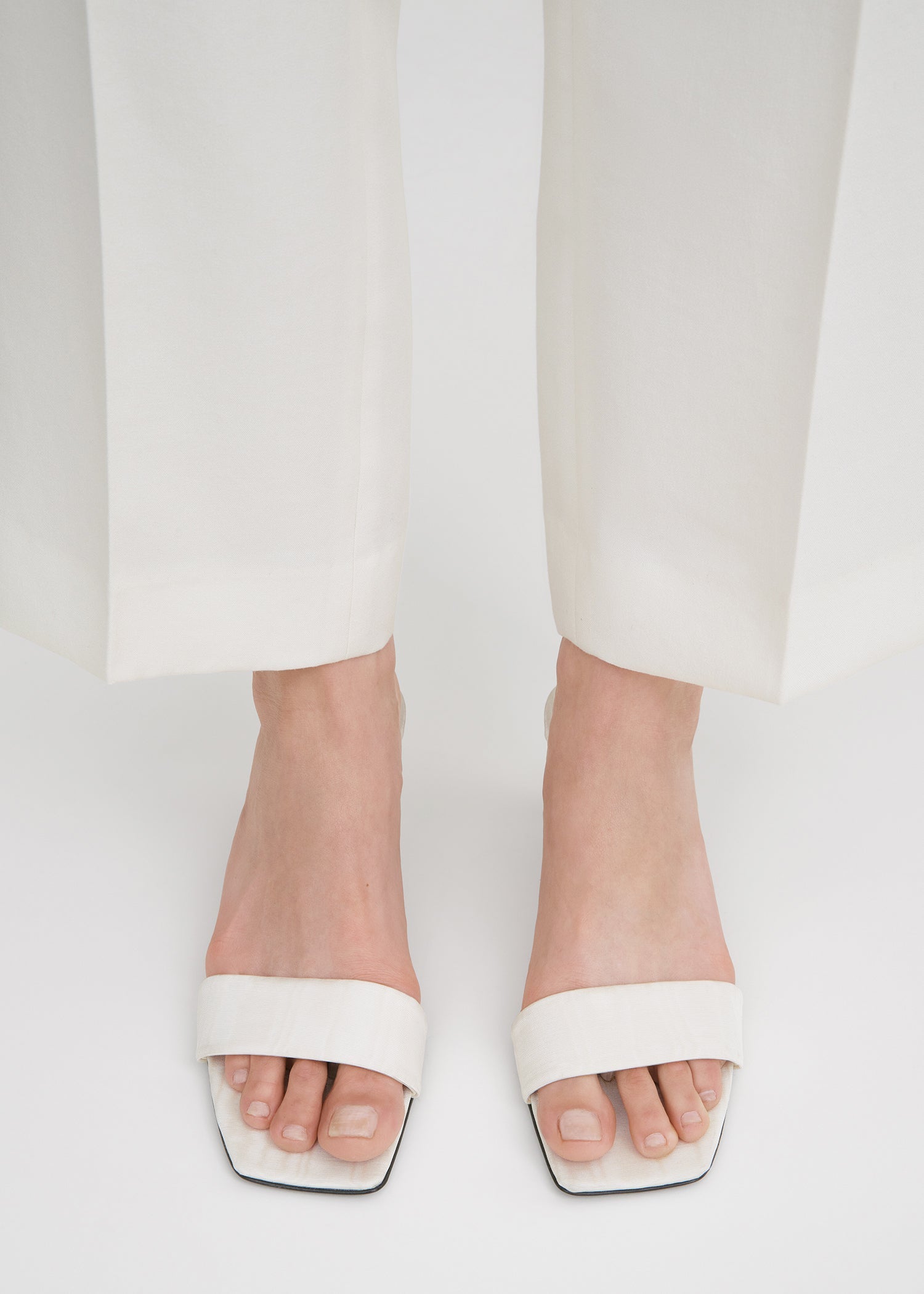 Missguided white mules shop