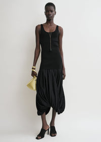 Cocoon tank dress black