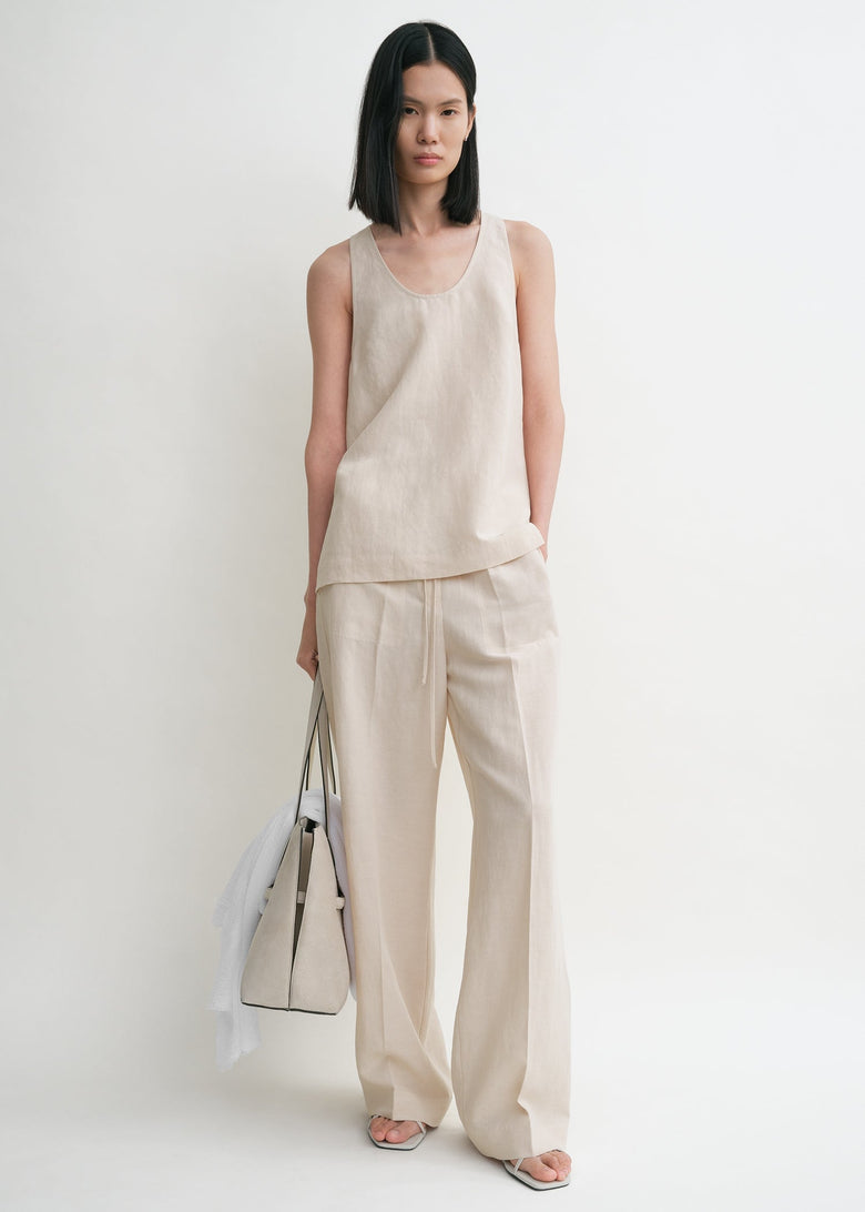 Scoop tank top oyster