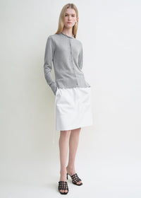 Fine knit cardigan grey