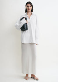 Raw raglan shirt white petite