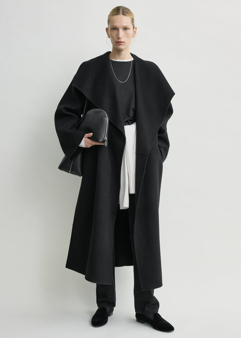 Signature doublé coat black