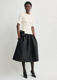 Twinflower tee dress ecru petite