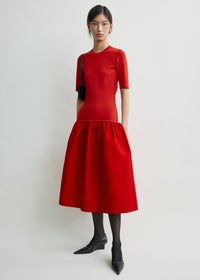 Twinflower tee dress poppy petite