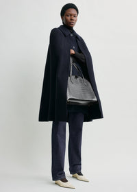 Cape coat navy