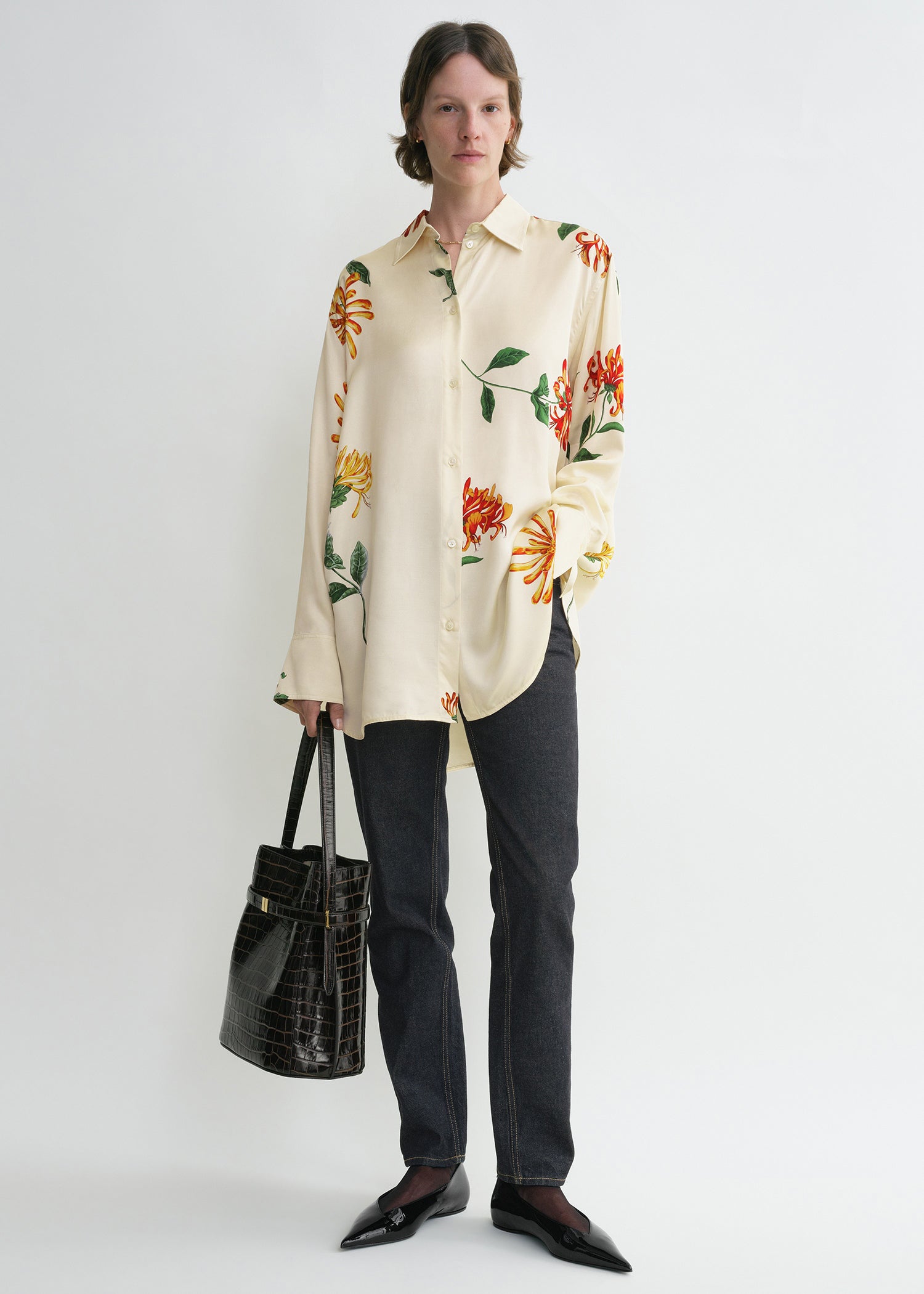 Toteme capri shirt white on sale