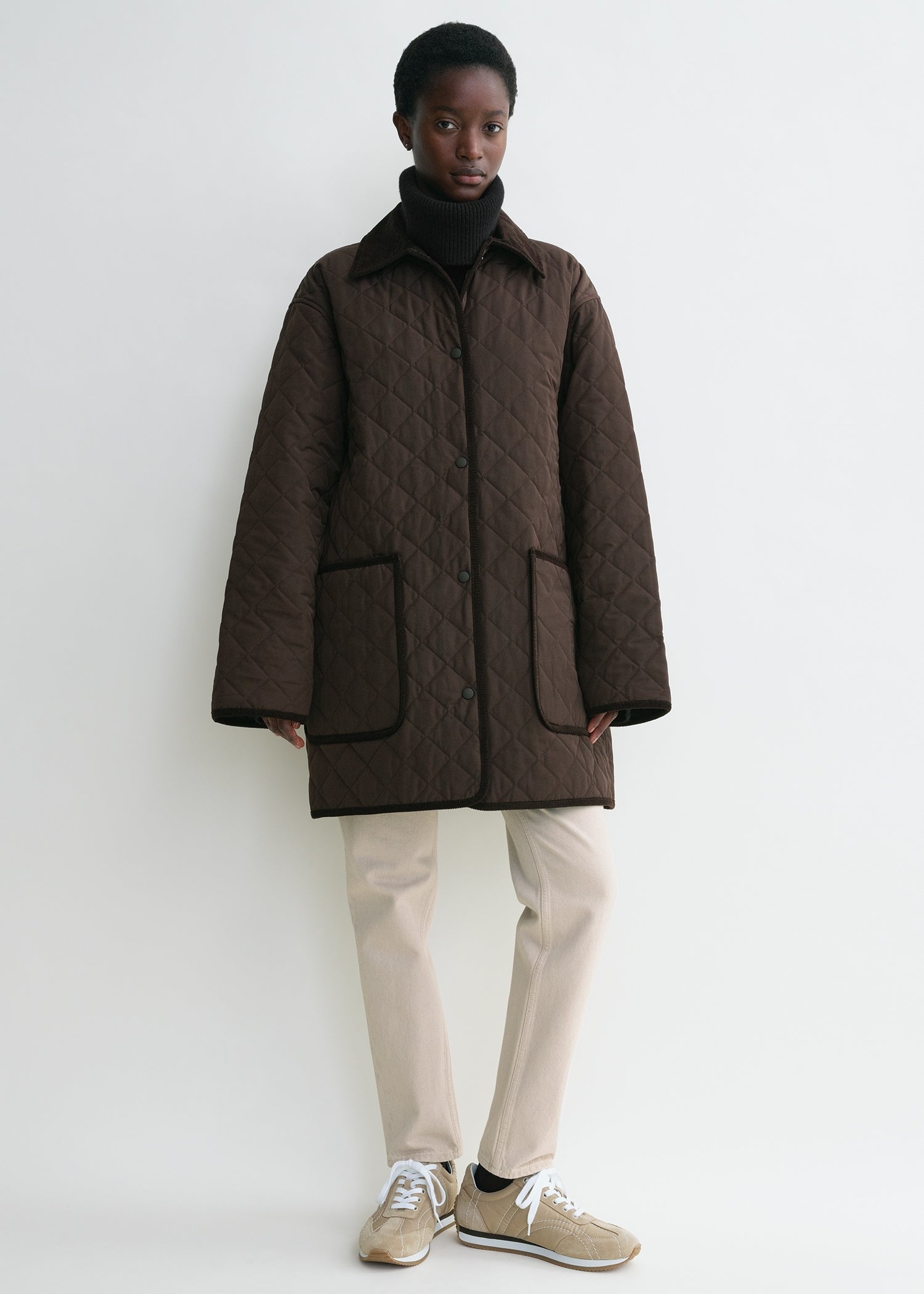 Toteme quilted coat outlet