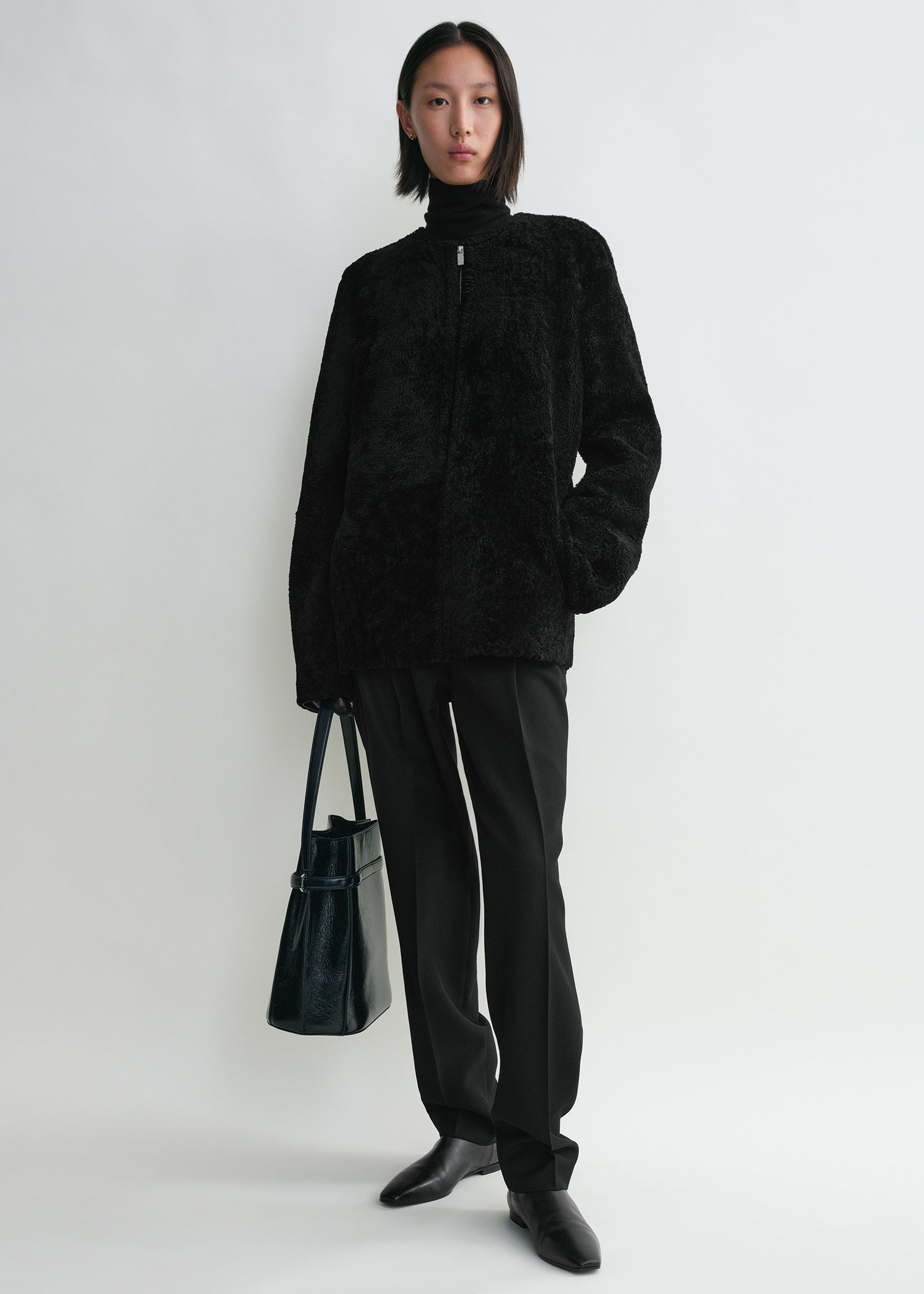 Teddy shearling jacket deals