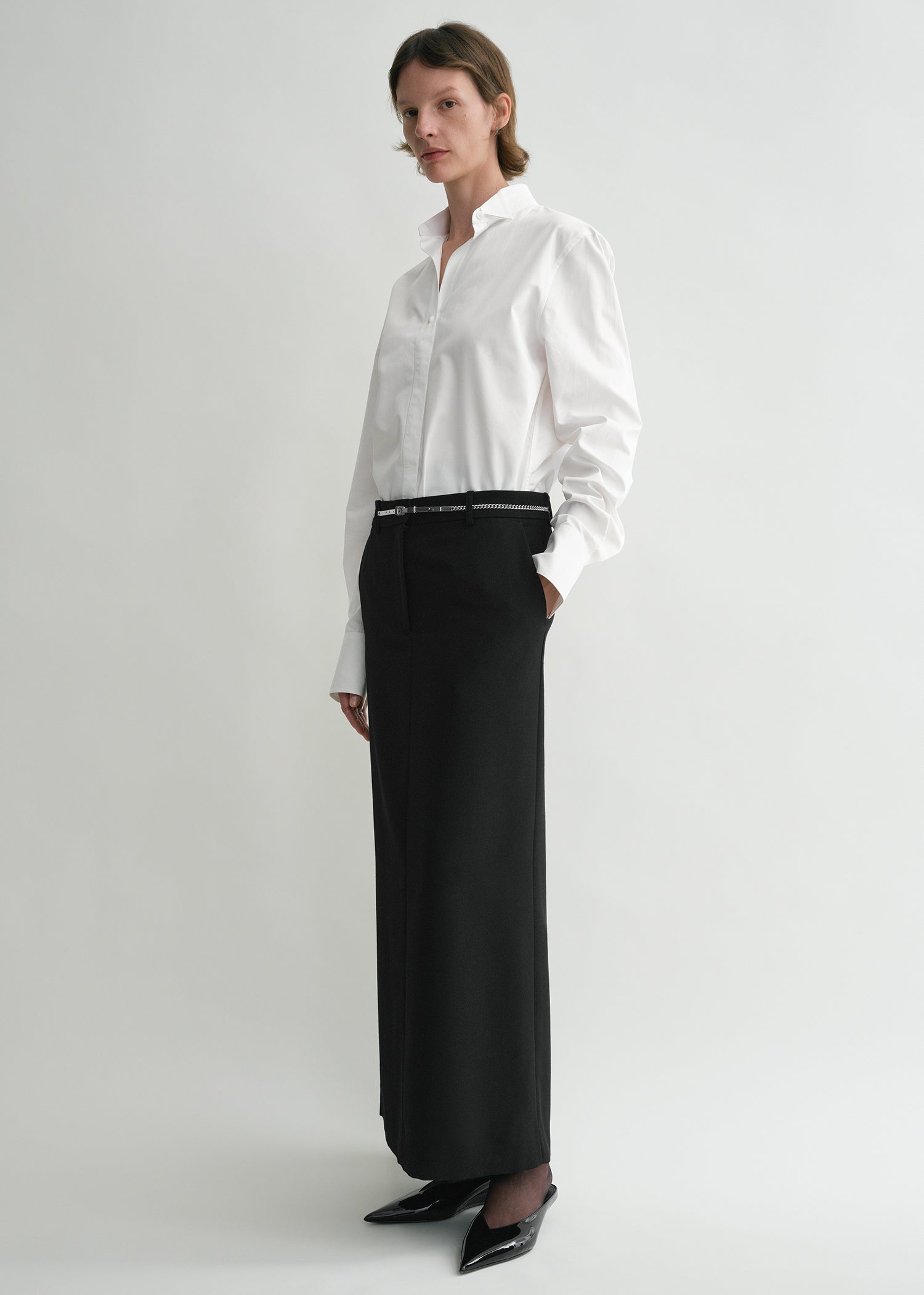 Tuxedo shirt white