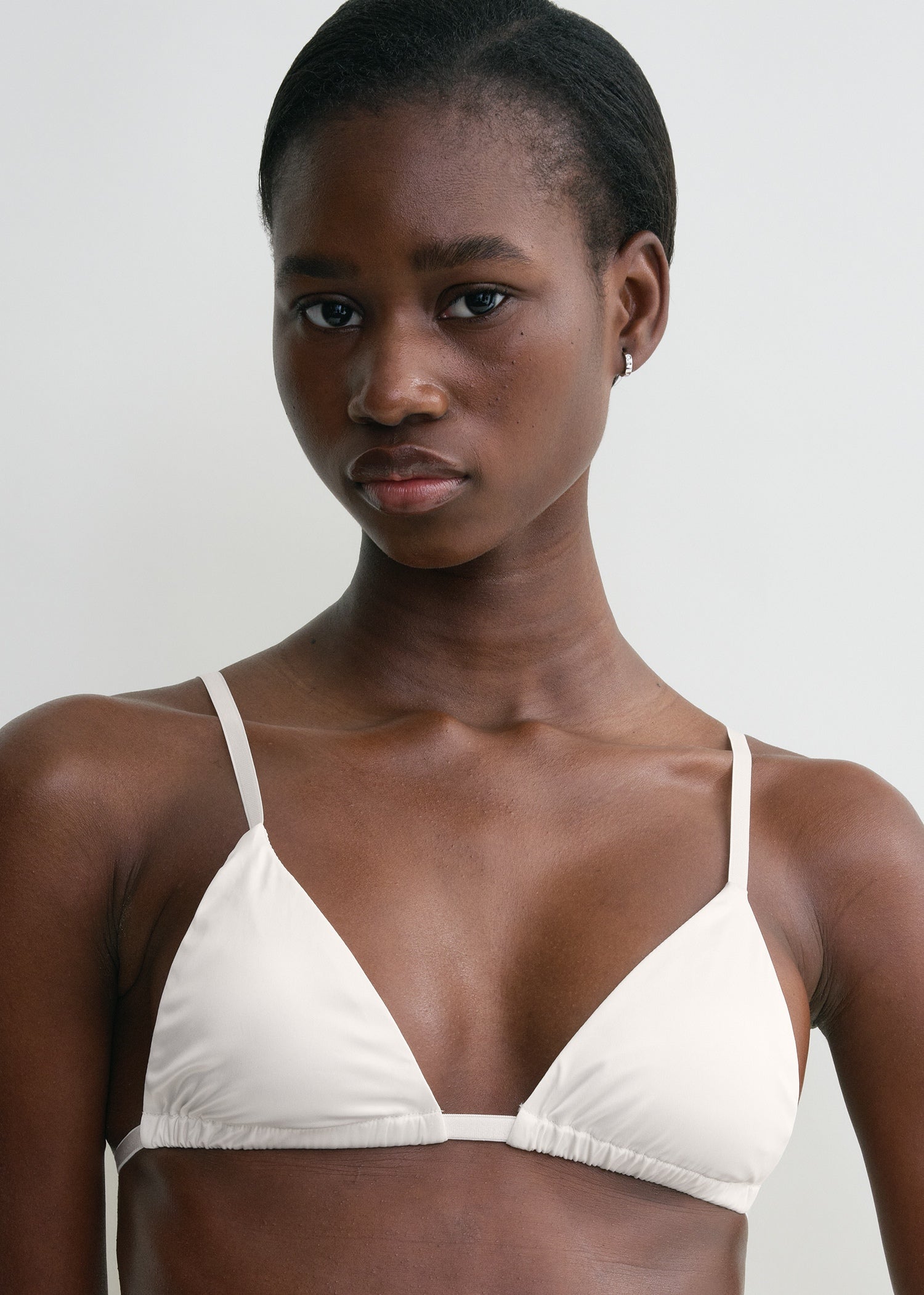 Satin bralette milk TOTEME