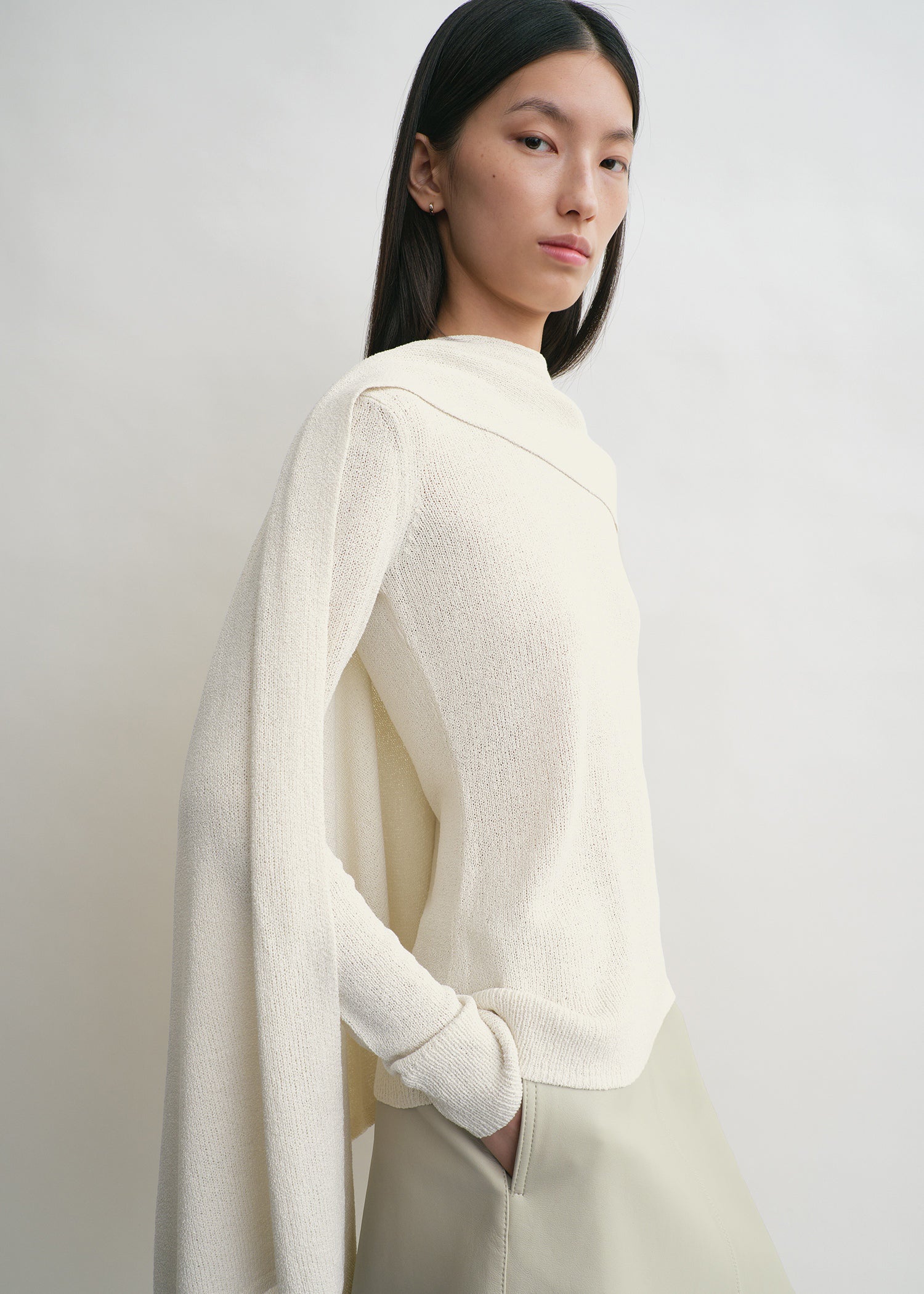 Cape knit ecru