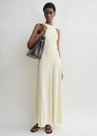 Fluid jersey skirt ecru