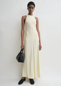 Fluid jersey tank ecru