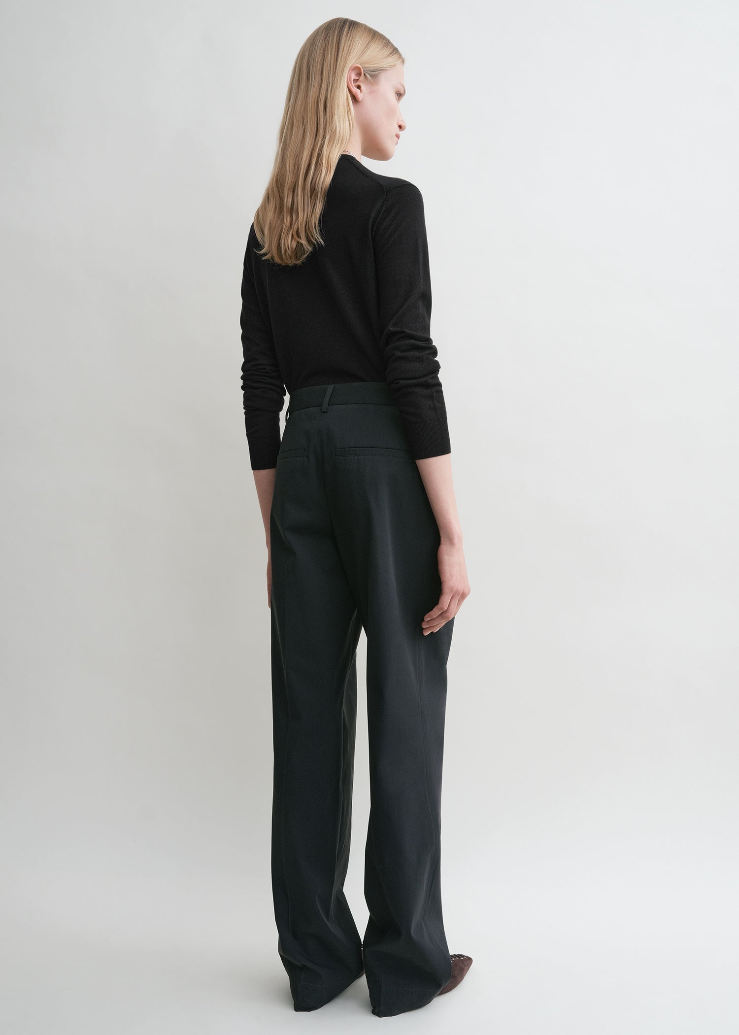 Slanted pocket trousers nightfall