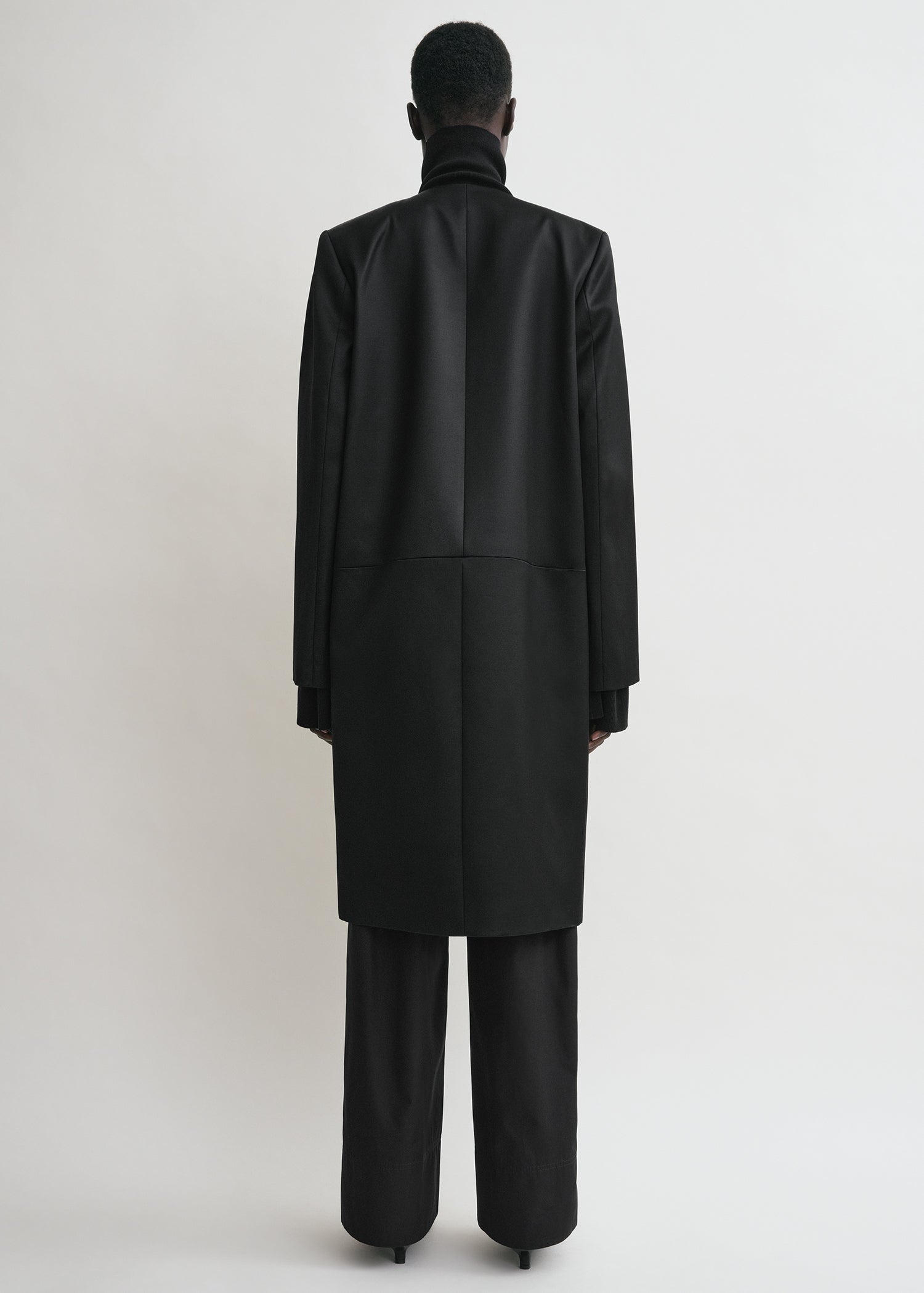 Chintz coat black