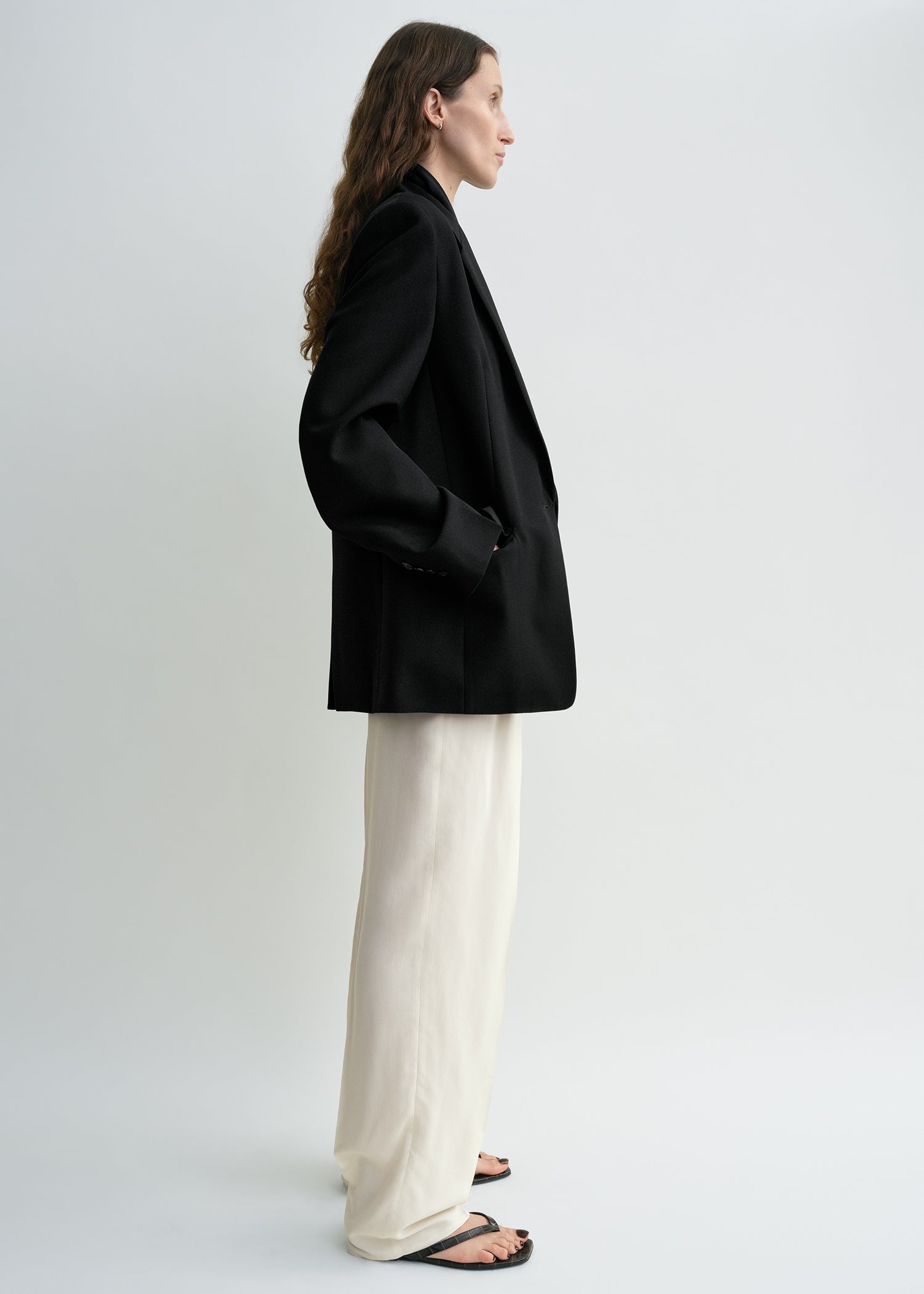 Tailored blazer black petite