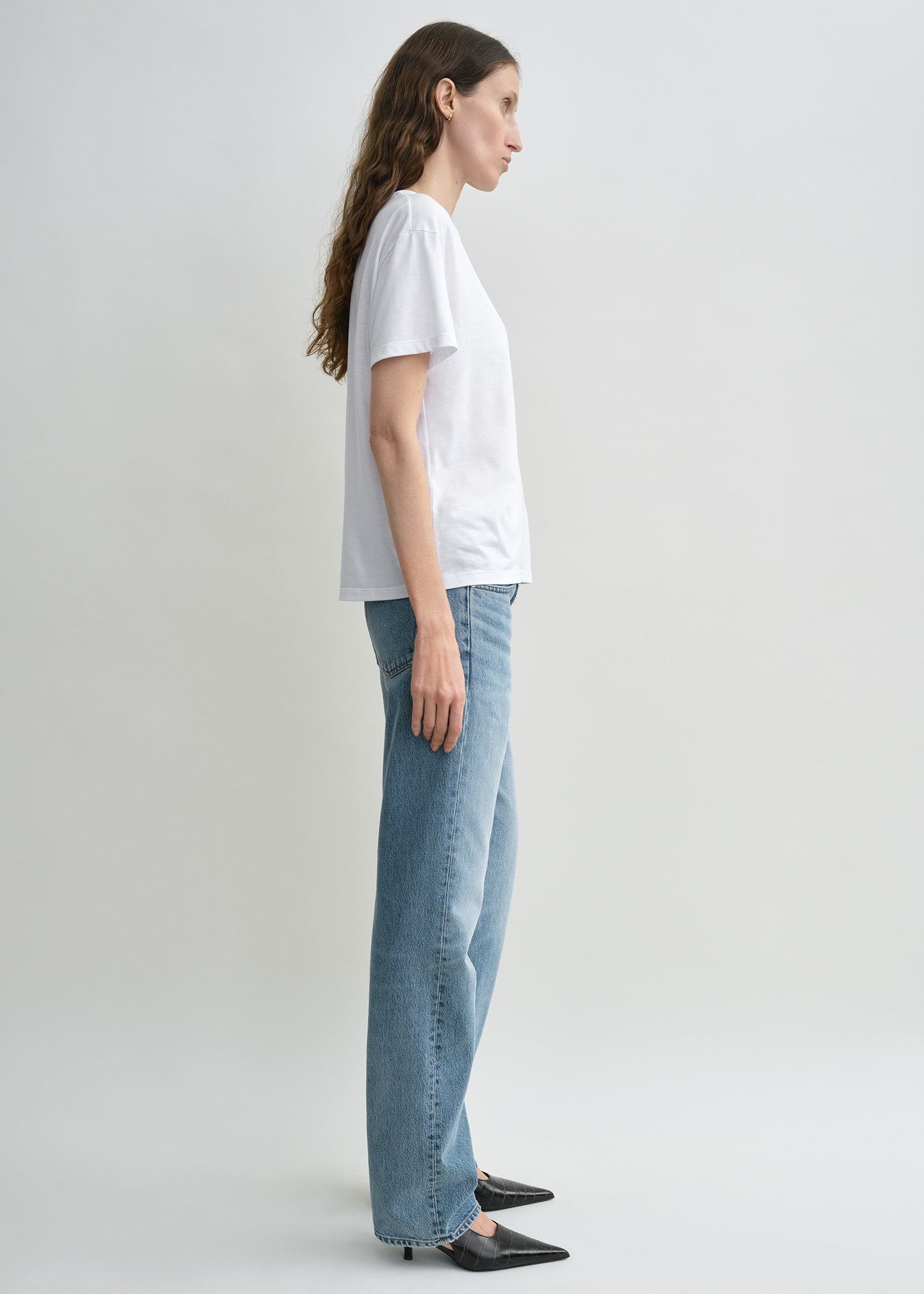 Low straight denim true vintage