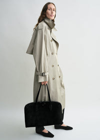 Crisp summer trench clay petite