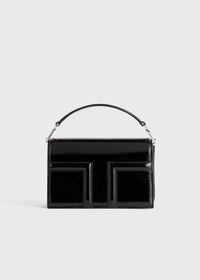 Mini T-Flap naplack-leather bag black