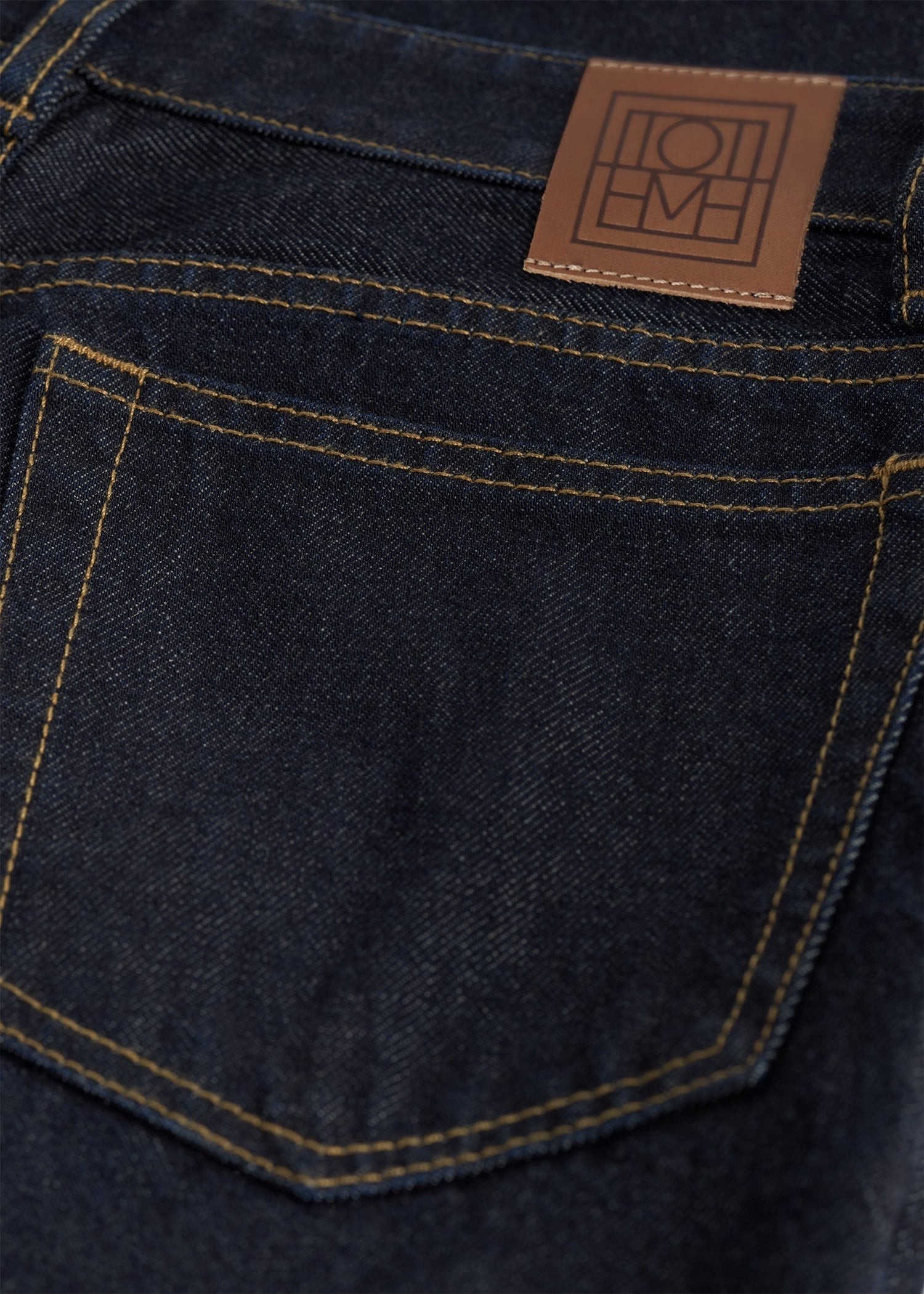 Low taper denim slate