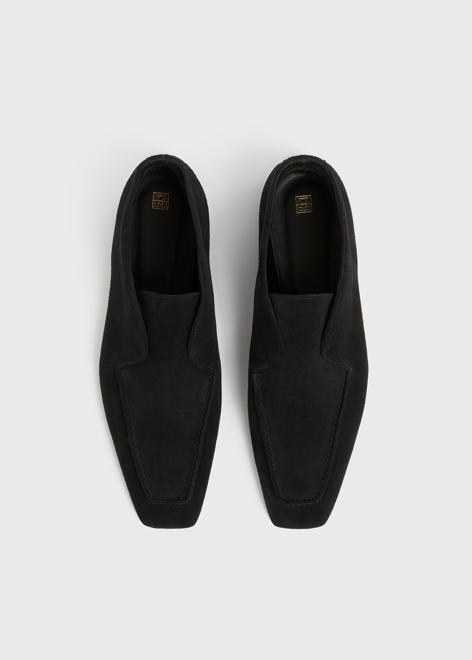 Loafer boots black
