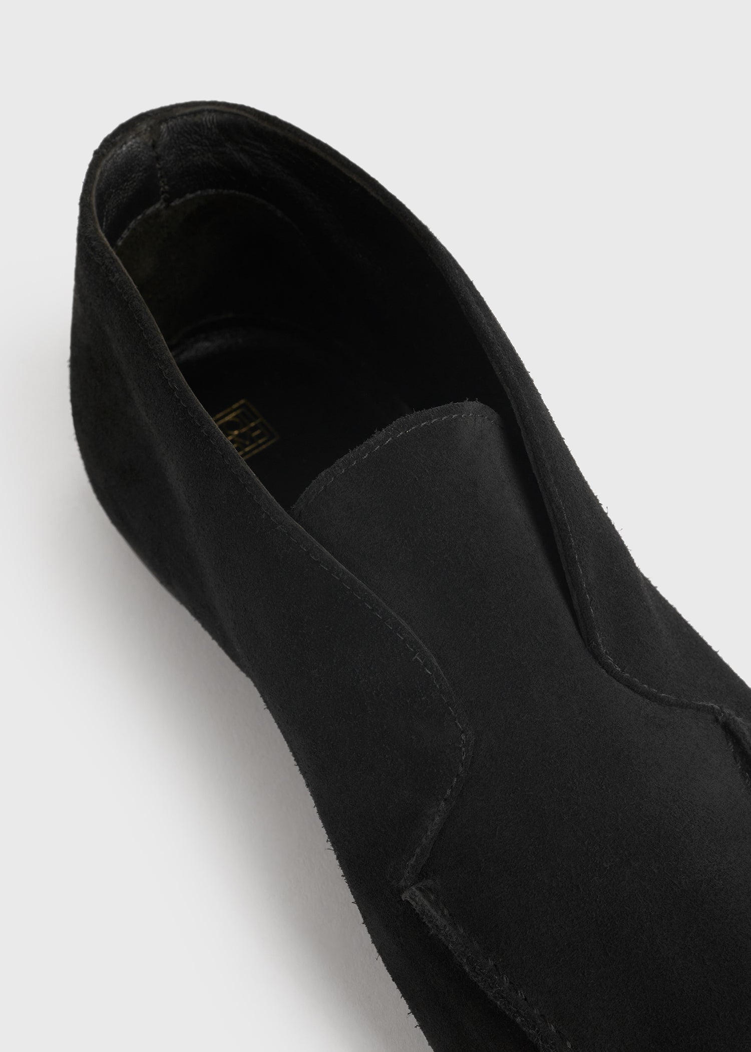 Loafer boots black