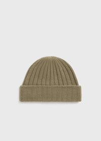 Cashmere beanie hazel