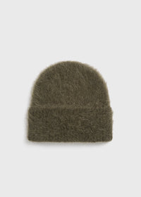 Alpaca knit beanie pepper