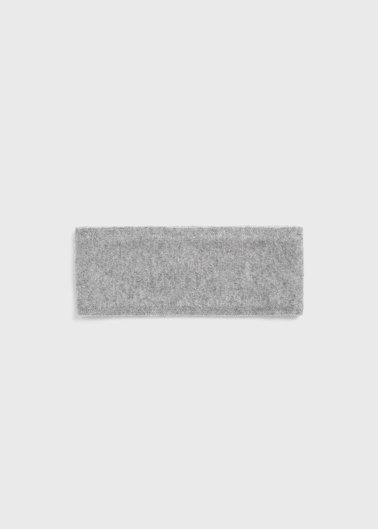 Cashmere headband grey