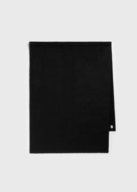 Classic winter scarf black