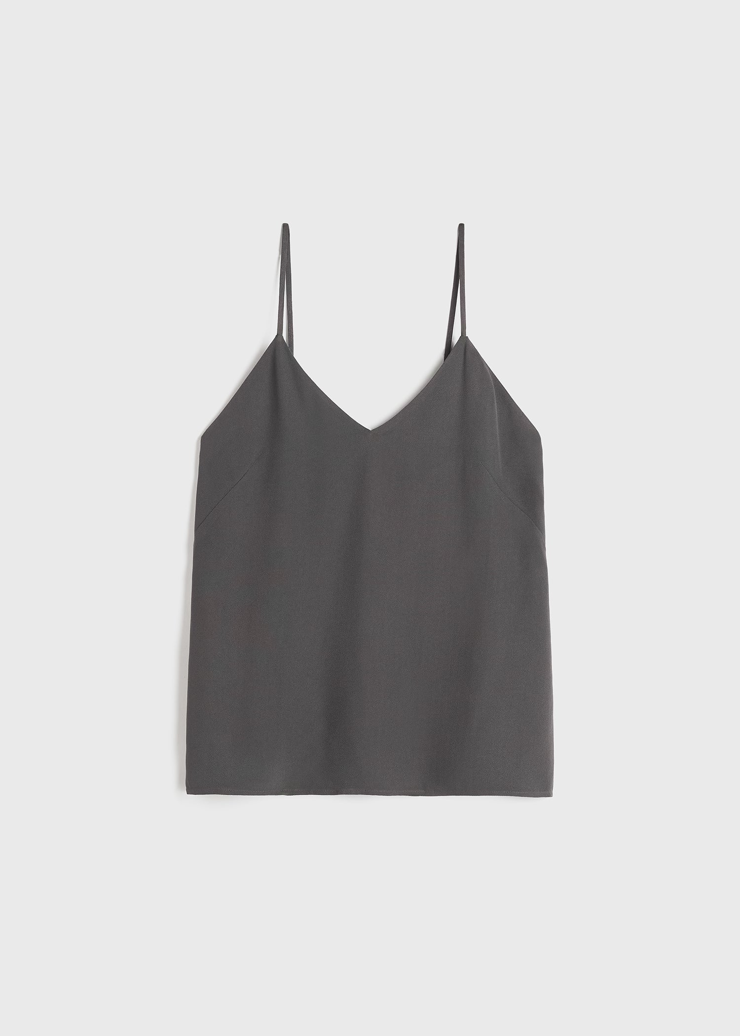 Satin white cami top discount