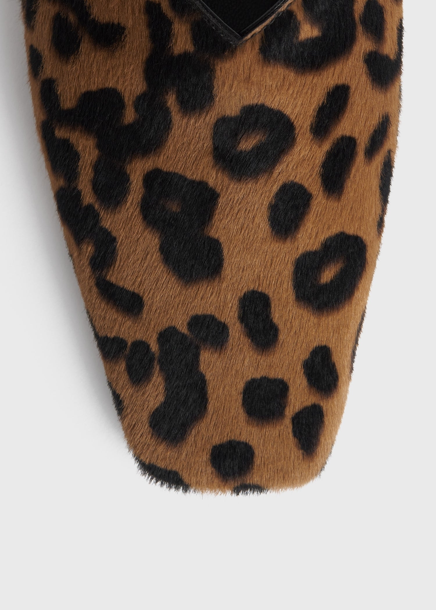 Leopard pony hair flats new arrivals