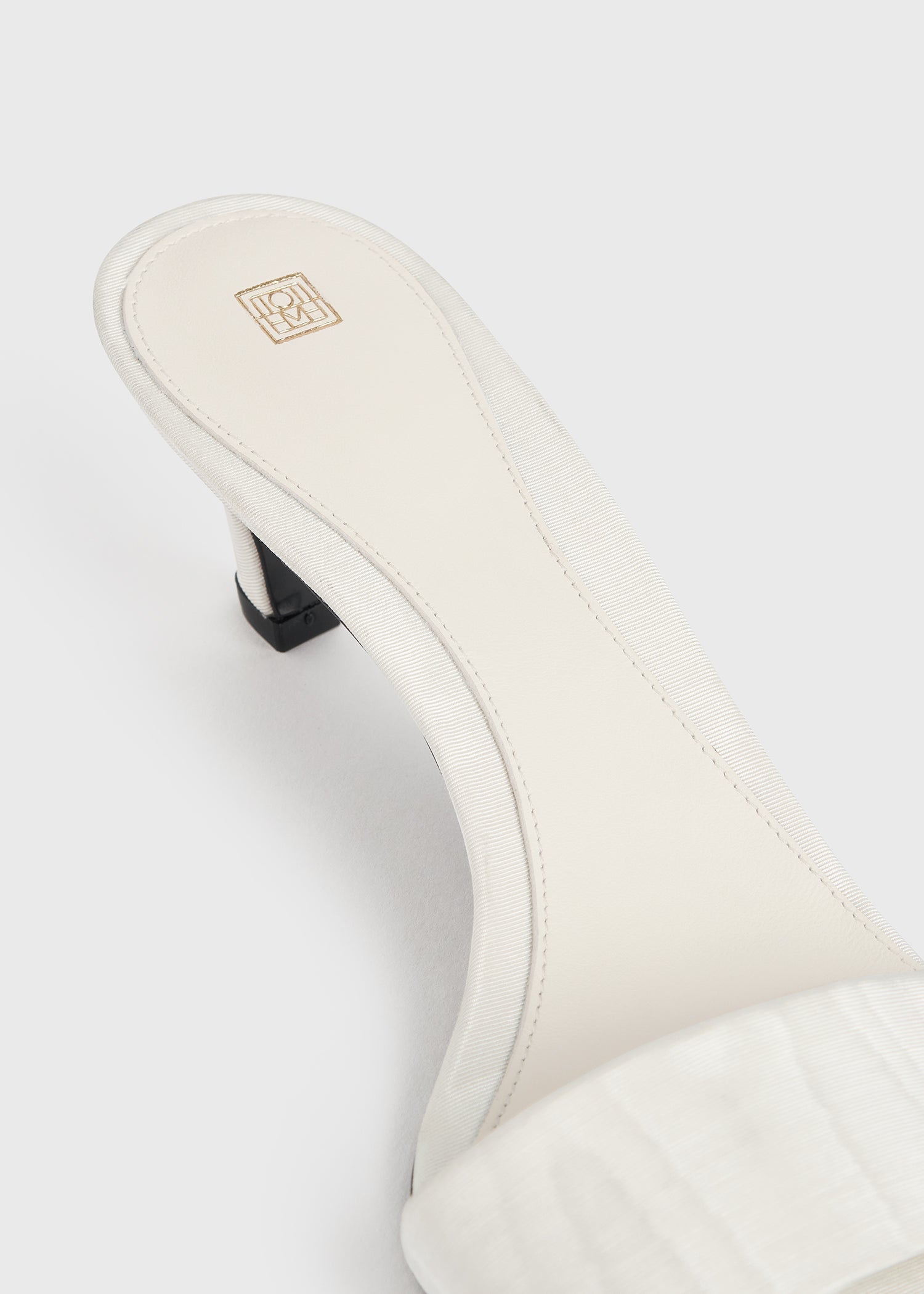 White mule flats on sale