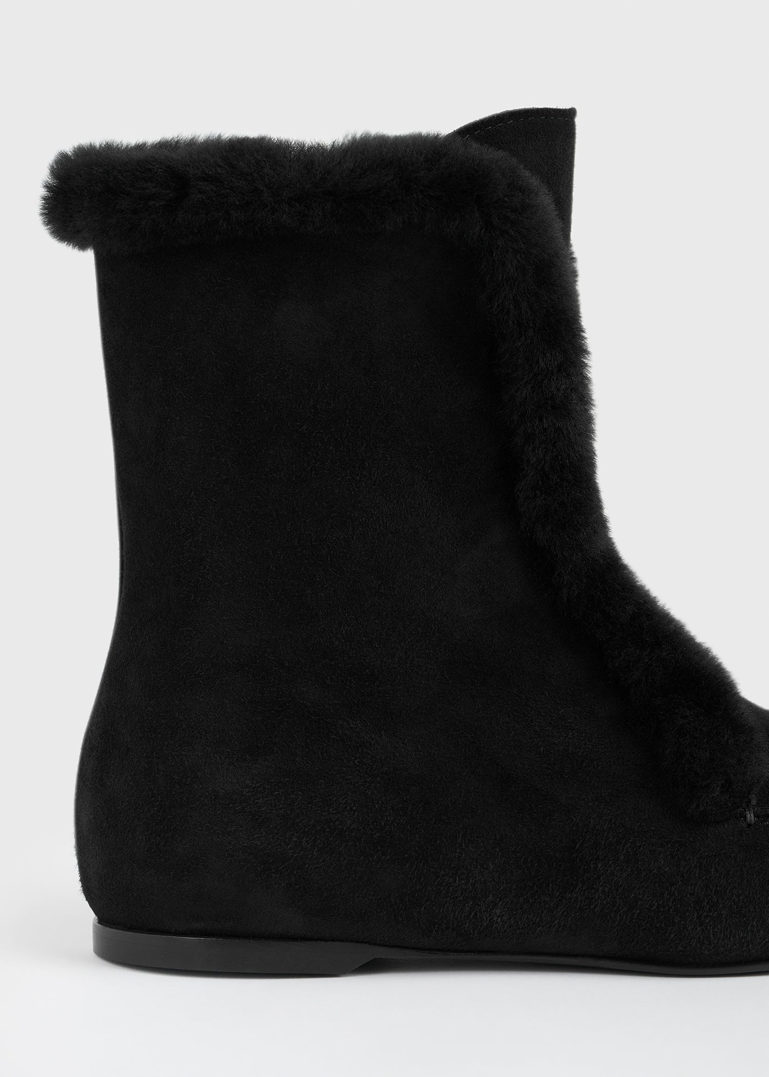 Zipped winter boots black
