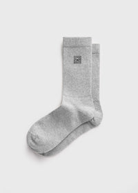 Monogram socks light grey