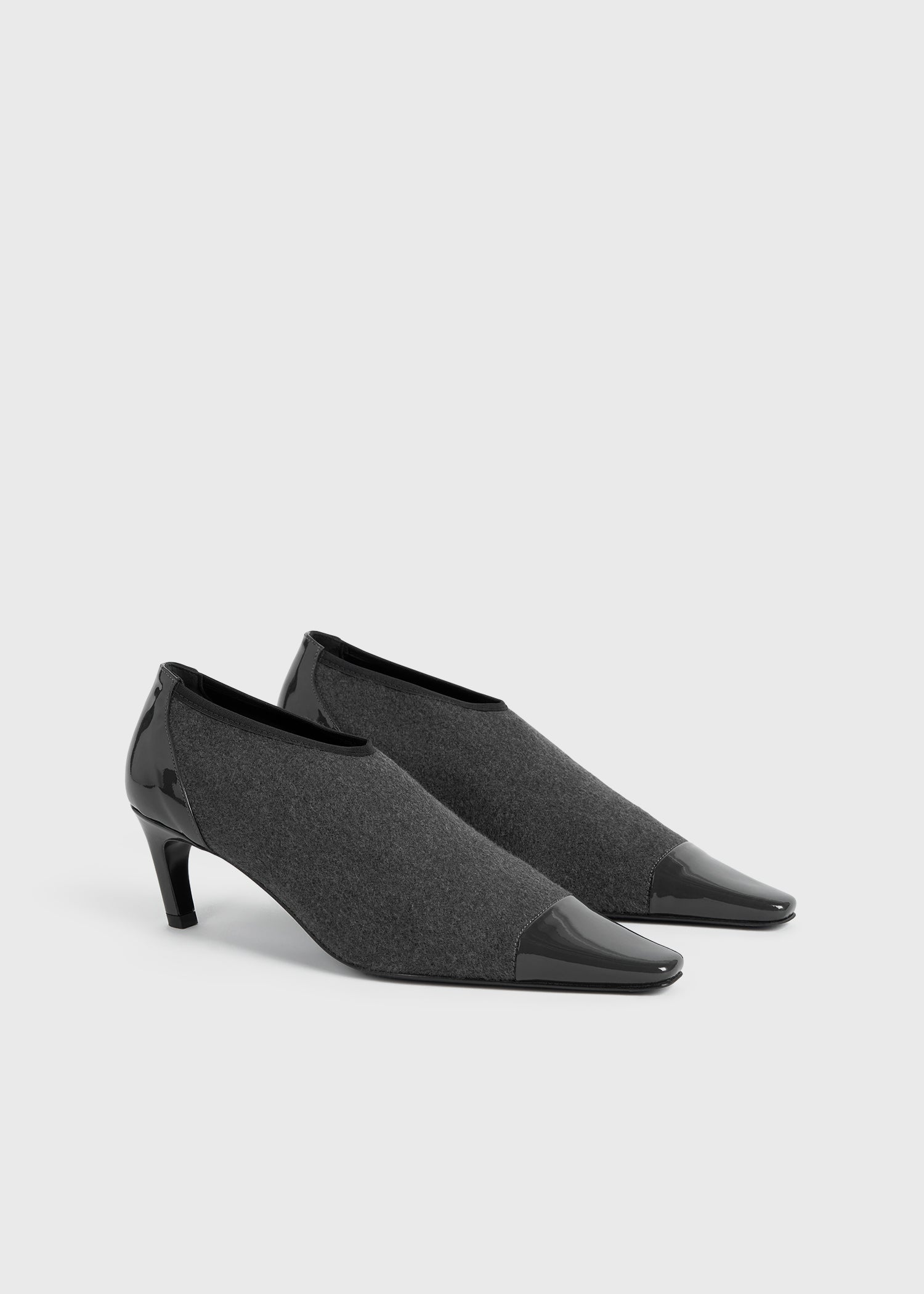 Dark gray pumps shop