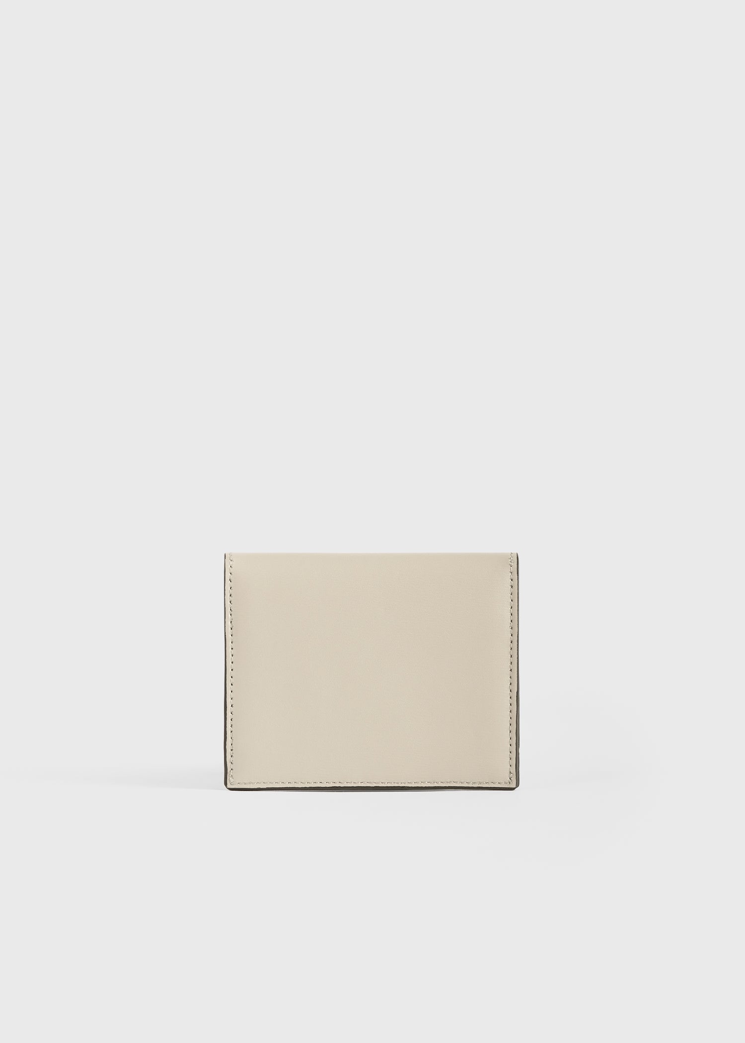 T-Lock leather cardholder fawn