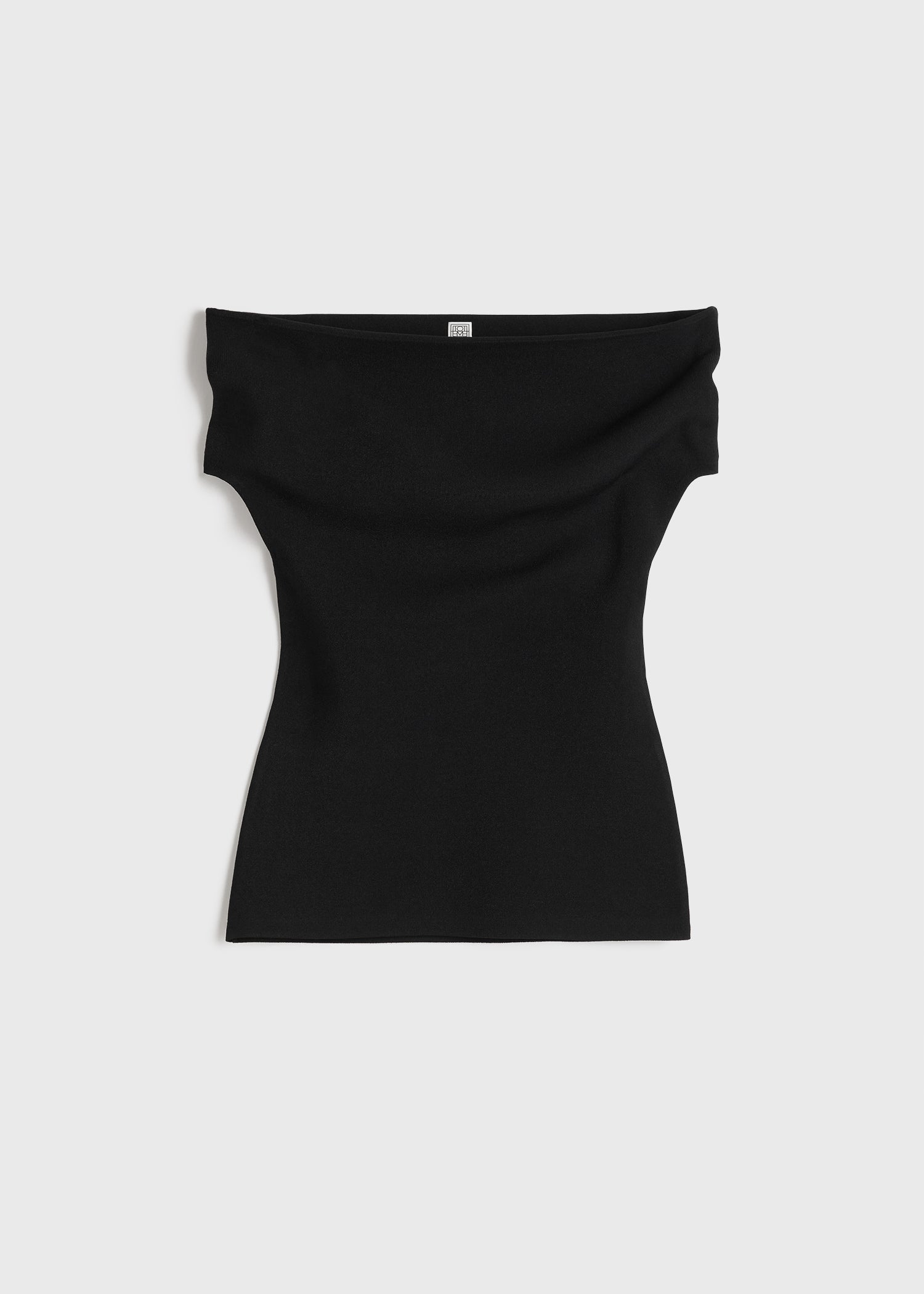 【オープニング 大放出セール】 Double-knit TOTEME – black top トップス