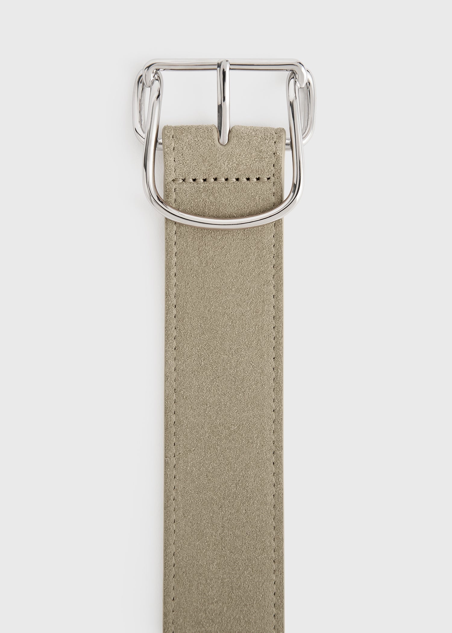 Swirl suede belt desert